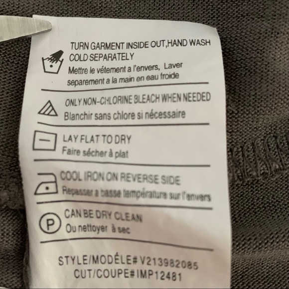 Vince Dolman Sleeve Top Gray Size XS - Picture 8 of 10